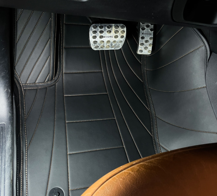 Mercedes GLE — изготовили 3D ковры, дополнительно отшили комплект ворсовых ковров