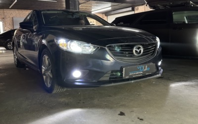 Mazda 6 — установка топовых bi-led модулей Aozoom Dragon Night