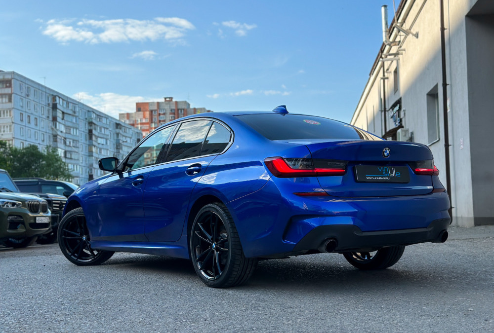 BMW 3 series — изменение звука выхлопа, установка насадок, покраска суппортов