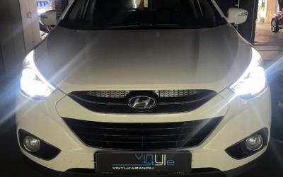 Установили bi-led модули на Hyundai i35