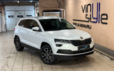 Бронирование кузова Skoda Karoq матовой пленкой