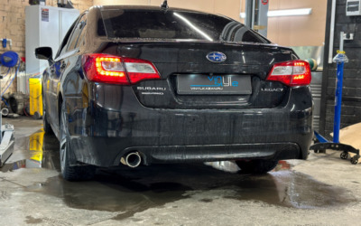 Subaru Legacy — доработка выхлопной системы автомобиля