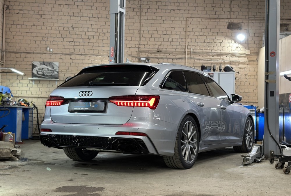 Audi A6 универсал 2.0 tfsi — изменение выхлопной системы