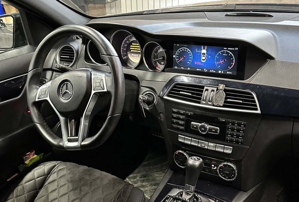 Mercedes C-class w204 — установка головного устройства на базе Android