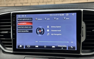 Kia Sportage — установили развлекательно-навигационную систему на базе Андроид
