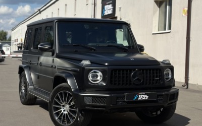 Бронирование кузова Mercedes Benz G 400D матовой полиуретановой плёнкой и многое другое