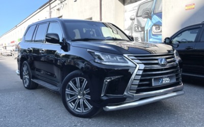 Lexus LX — полировка всего кузова и бронирование капота полиуретановой пленкой