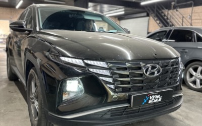 Установили Bi-Led модули Aozoom K3 на Hyundai Tucson