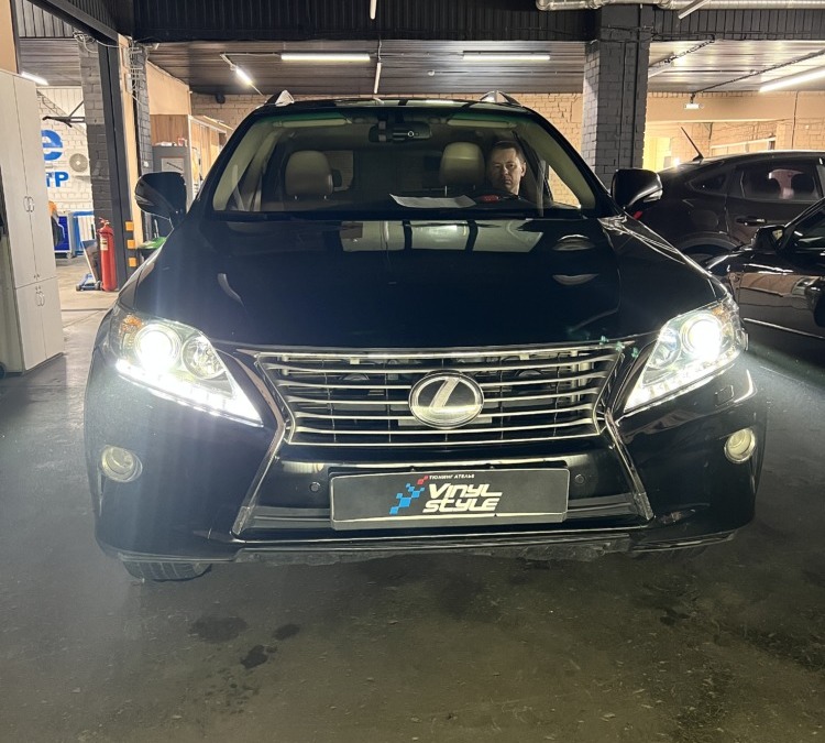 Lexus RX350 2012 года — заменили штатный ксенон на biled модули Aozoom K3 Dragon Knight