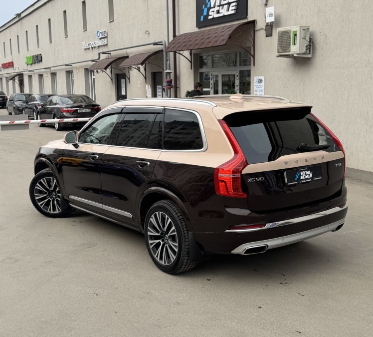 Volvo XC 90 — полировка кузова, реставрация кожи, пошив ковров и частичная оклейка кузова