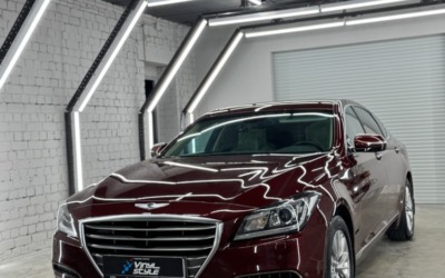 Hyundai Genesis — полировка кузова и нанесение керамики