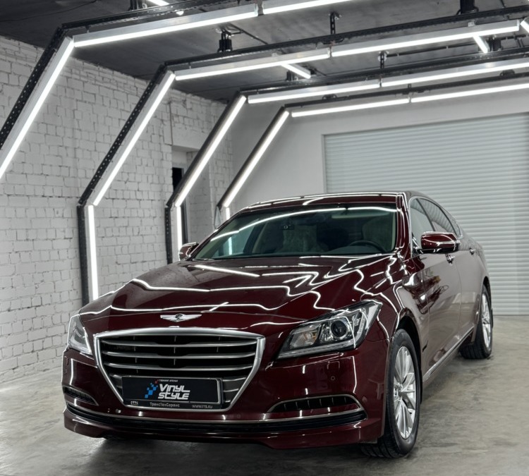 Hyundai Genesis — полировка кузова и нанесение керамики