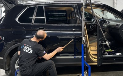 Ремонт вмятин без покраски — автомобиль Volkswagen Tiguan