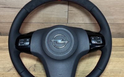 Уникальная перетяжка руля от Opel Corsa