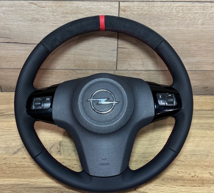 Уникальная перетяжка руля от Opel Corsa
