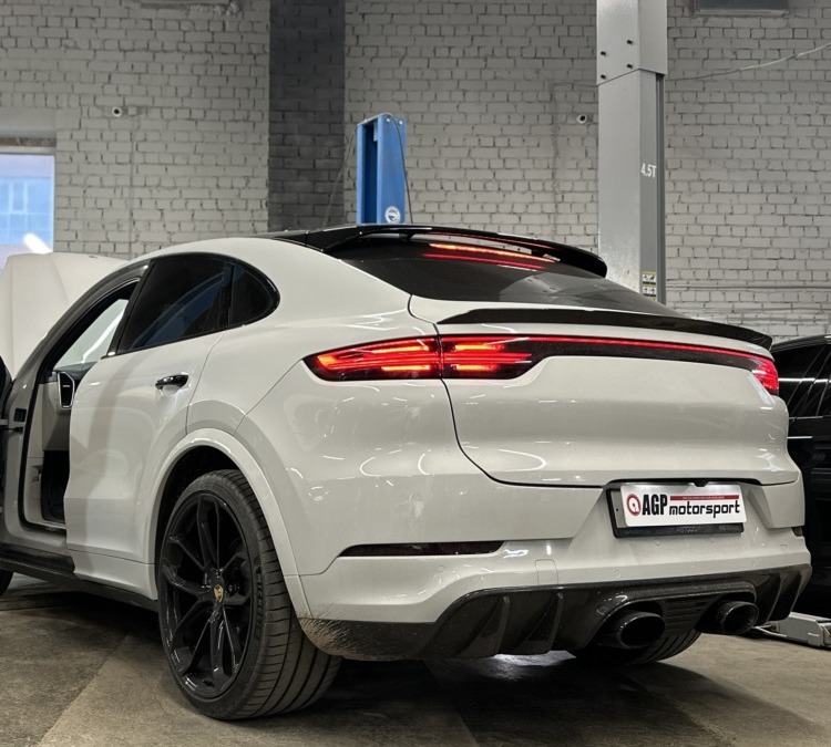 Чип тюнинг Porsche Cayenne Coupe 3.0 Turbo — Stage 1 400 л.с. и 610 Нм