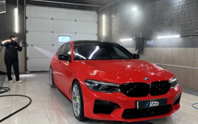 Двухфазная мойка автомобиля BMW G30 540i