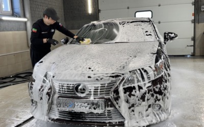Мойка автомобиля — двухфазный комплекс на Lexus ES 250