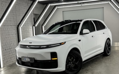 Бронирование матовой полиуретановой пленкой кузова автомобиля LiXiang L7 и выполнили антихром