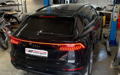 AUDI Q8 45 TDI — чип тюнинг двигателя и коробки автомобиля — 325 л.с и 740 Нм