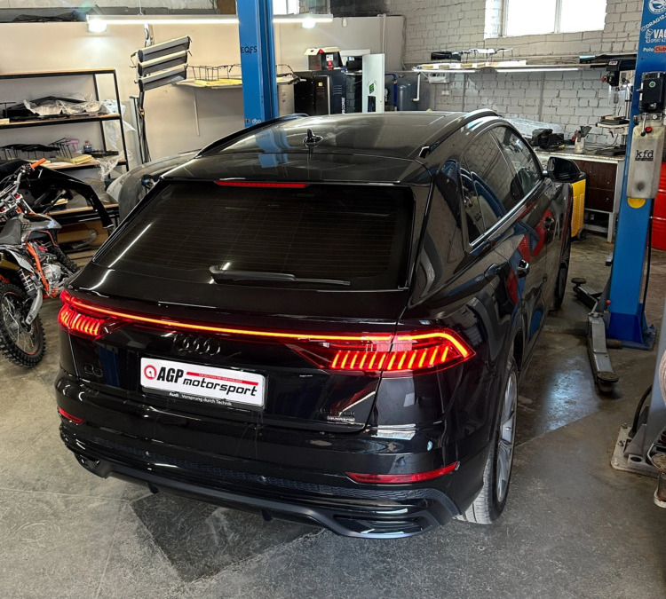 AUDI Q8 45 TDI — чип тюнинг двигателя и коробки автомобиля — 325 л.с и 740 Нм