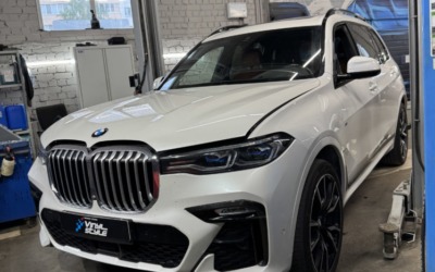 Чистка впускного коллектора и мойка радиаторов дизельного BMW X7
