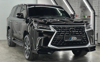 Полировка кузова Lexus LX 570 с нанесением керамики