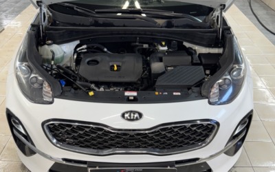Мойка двигателя и подкапотного пространства Kia Sportage