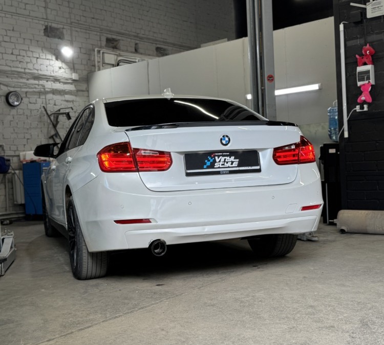 BMW 320i f30 на изменении звука, доработка выхлопной системы