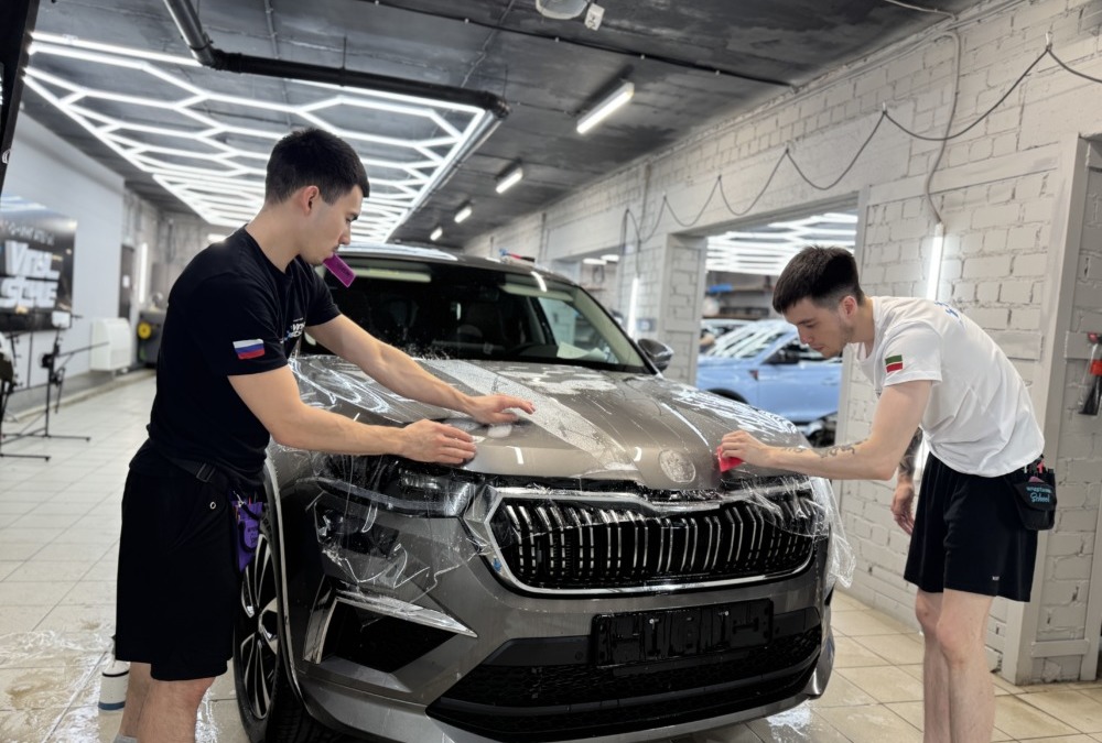 Пошив ковров и локальное бронирование Skoda Kodiaq