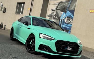 Audi A5 — бронирование кузова матовой полиуретановой пленкой