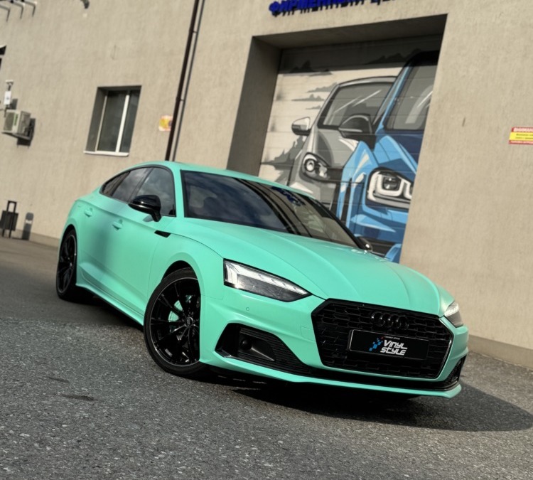Audi A5 — бронирование кузова матовой полиуретановой пленкой