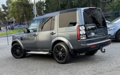 Land Rover Discovery — бронирование кузова цветной полиуретановой пленкой серого цвета