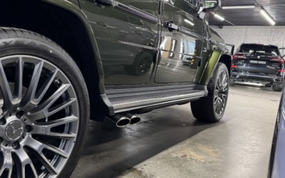 Доработка выхлопной системы корейского Mercedes G-class