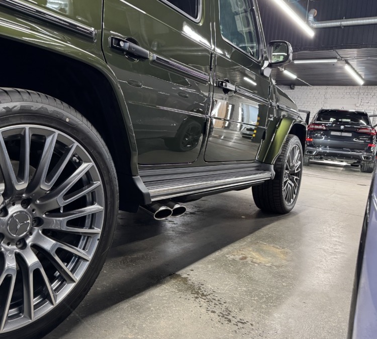 Доработка выхлопной системы корейского Mercedes G-class