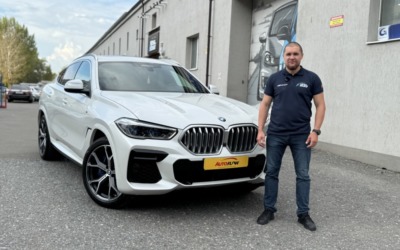 Привезли автомобиль BMW X6 40i  2022 г. из Южной Кореи в Казань за 25 дней