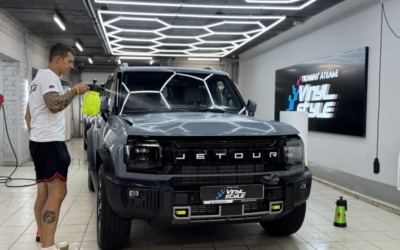 Комплексное бронирование кузова автомобилей Jetour полиуретановой пленкой