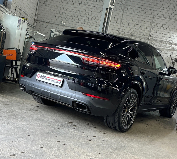 Чип-тюнинг автомобиля Porsche Cayenne 3.0T Stage 1 — 400 л.с, 550 H.м и изготовление управляемого выхлопа