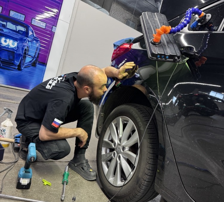 Ремонт 10 вмятин на кузове Kia Cerato