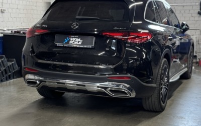 Mercedes GLC — установили охранную систему StarLine E97 с сохранением штатного ключа