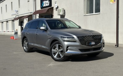 Забронировали кузов Genesis GV 80 матовой полиуретановой плёнкой