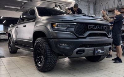 Dodge Ram — бронирование кузова матовой полиуретановой пленкой