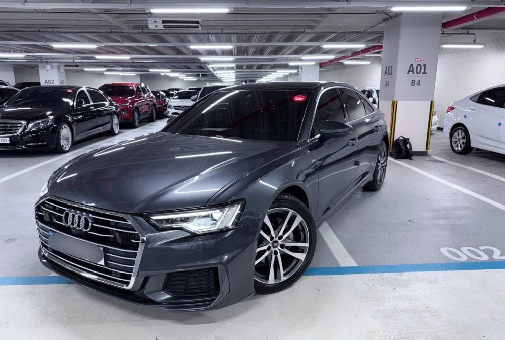 Подбор и доставка автомобиля для нашего клиента Audi A6 40TDI Quattro 2022 года выпуска с пробегом 43 000 из Южной Кореи