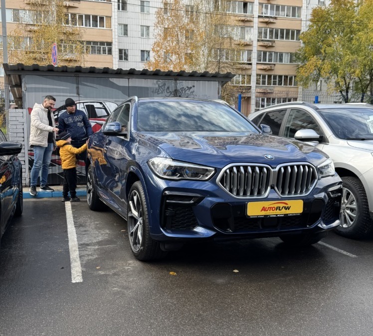 Привезли BMW X6 40i 2022 года из Южной Кореи с пробегом  33 000 км