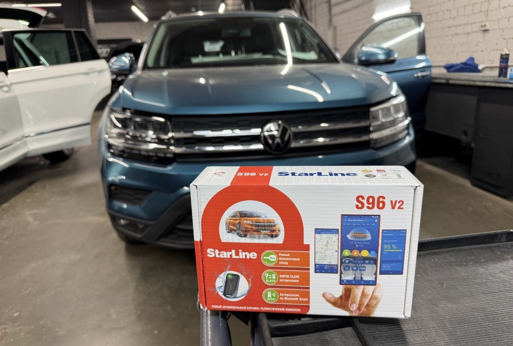 Установили охранную систему StarLine S96 v2 ECO на Volkswagen Tharu