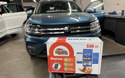 Установили охранную систему StarLine S96 v2 ECO на Volkswagen Tharu
