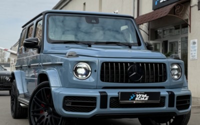 Покраска дисков с кантом — автомобиль Mercedes G63
