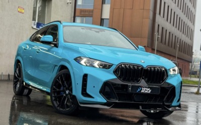 BMW X6 — оклейка автомобиля пленкой, шумоизоляция, чип-тюнинг Stage 1