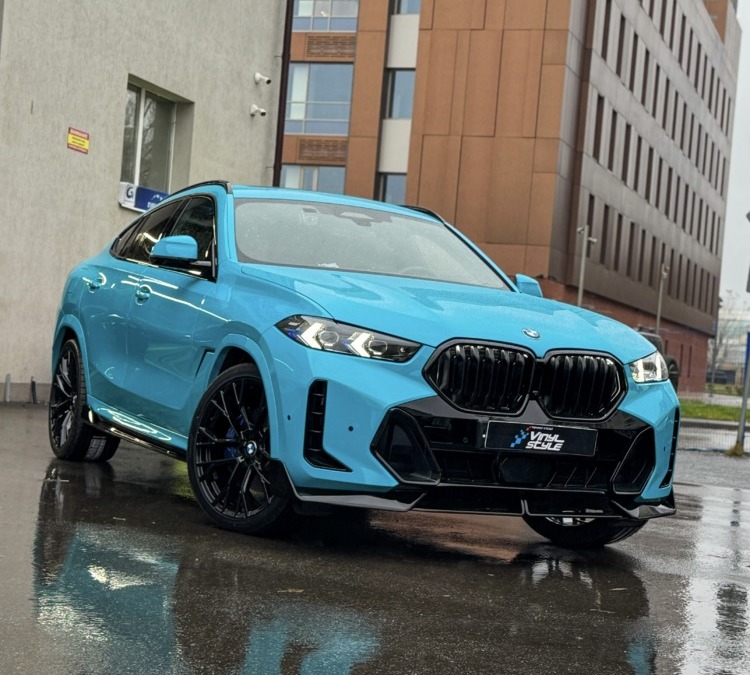BMW X6 — оклейка автомобиля пленкой, шумоизоляция, чип-тюнинг Stage 1