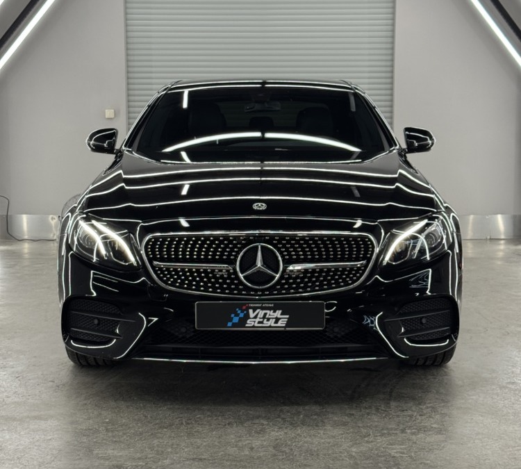 Mercedes E200 — полировка кузова и нанесение керамики